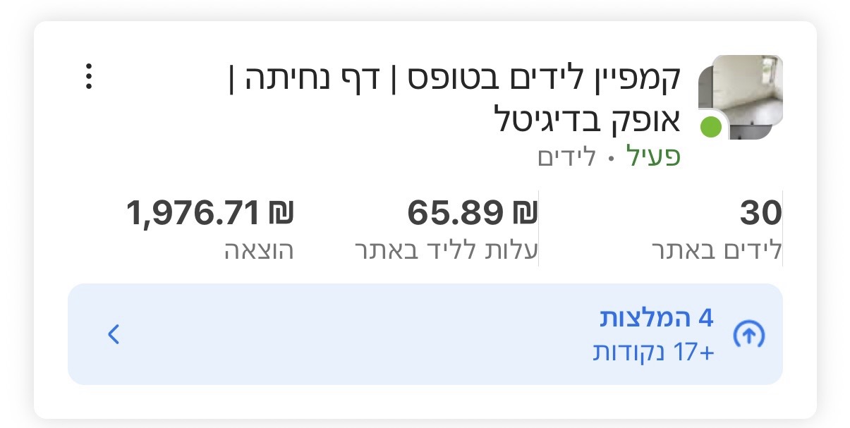 Campaign Result